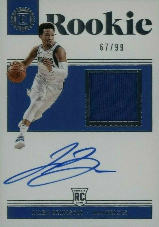 2018 Panini Encased Jalen Brunson #192 Basketball Card