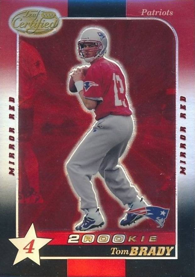 2000 Leaf Certified Tom Brady #207 Football Card