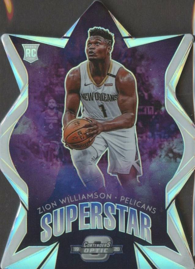2019 Panini Contenders Optic Superstar Die-Cuts Zion Williamson #11 Basketball Card