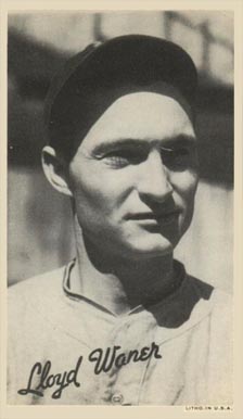 1936 Goudey Premiums-Type 1-Wide Pen Lloyd Waner # Baseball Card