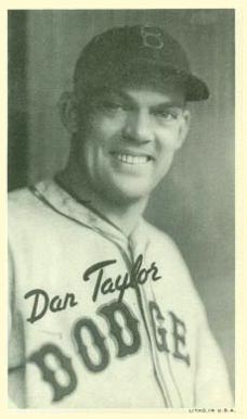 1936 Goudey Premiums-Type 1-Wide Pen Dan Taylor # Baseball Card