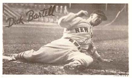 1936 Goudey Premiums-Type 1-Wide Pen Dick Bartell # Baseball Card