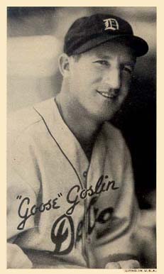 1936 Goudey Premiums-Type 1-Wide Pen Goose Goslin # Baseball Card