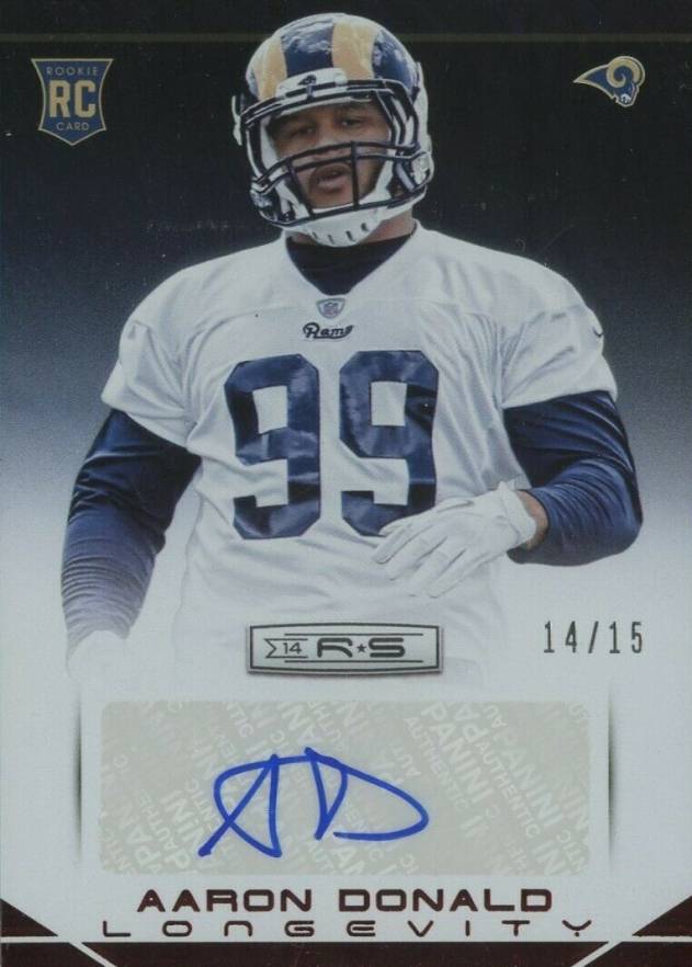 2014 Panini Rookies & Stars Aaron Donald #102 Football Card