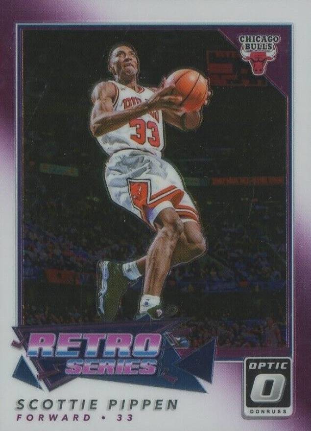 2017 Panini Donruss Optic Retro Series Scottie Pippen #14 Basketball Card