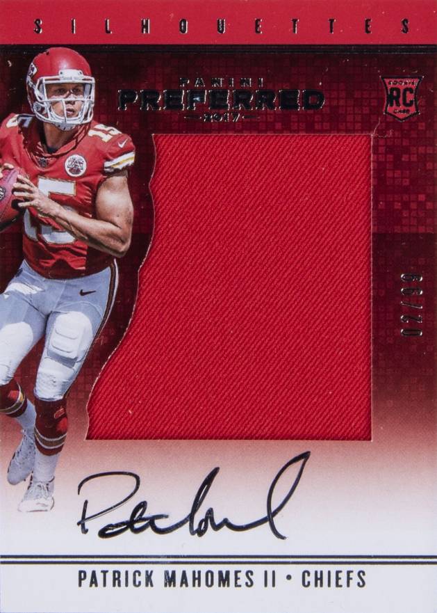 2017 Panini Preferred Patrick Mahomes II #78 Football Card