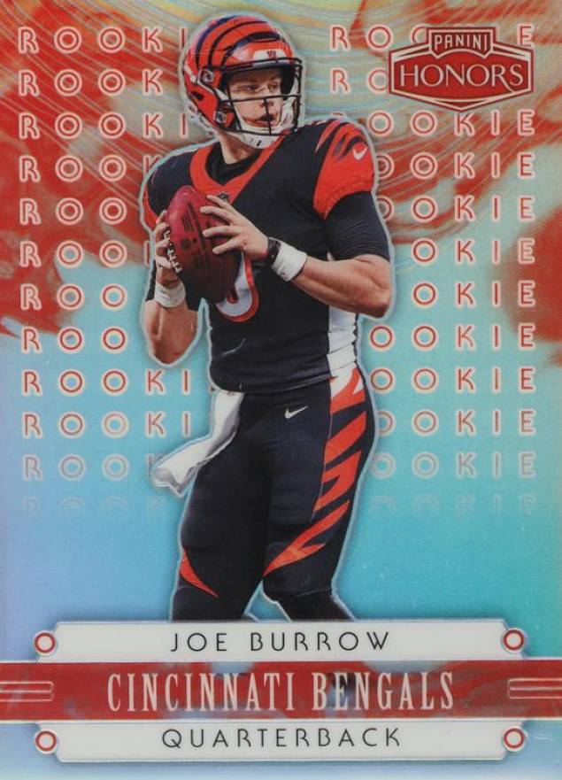 2020 Panini Honors 2002 Rookies Joe Burrow #1 Football Card