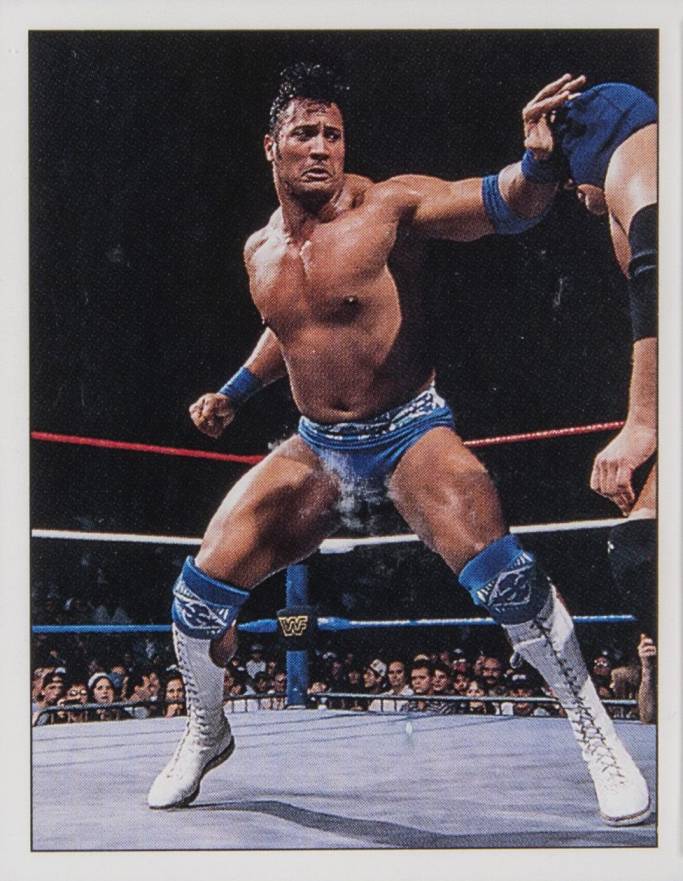 1997 Panini WWF Superstars Stickers Rocky Maivia #113 Other Sports Card