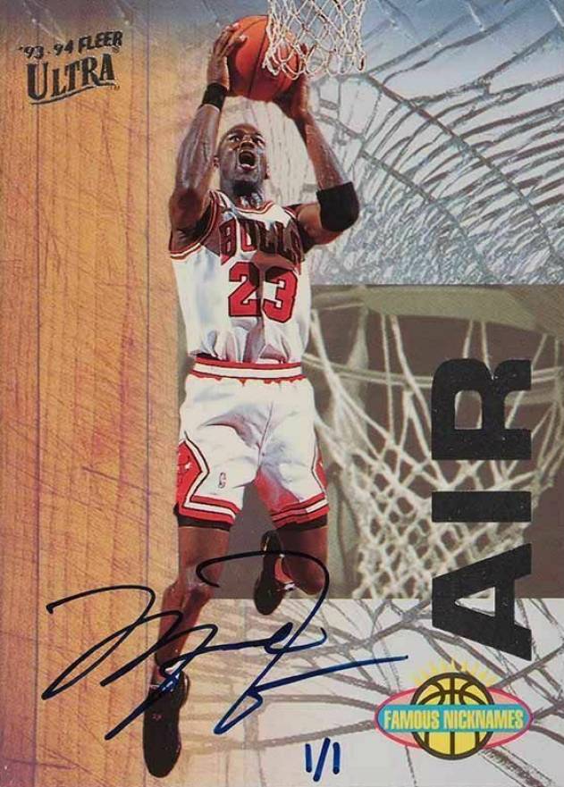 2008 Fleer Buyback Michael Jordan #7 Basketball Card