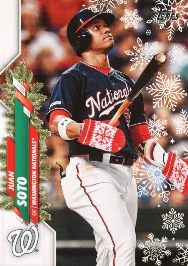 2020 Topps Holiday Juan Soto #HW196 Baseball Card