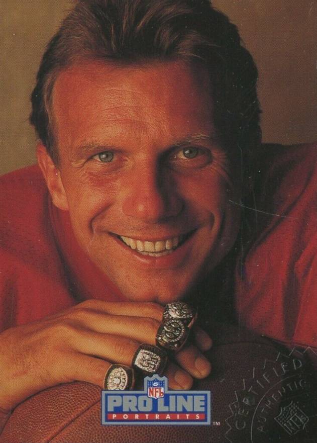 1992 Pro Line Portraits Autographs Joe Montana # Football Card