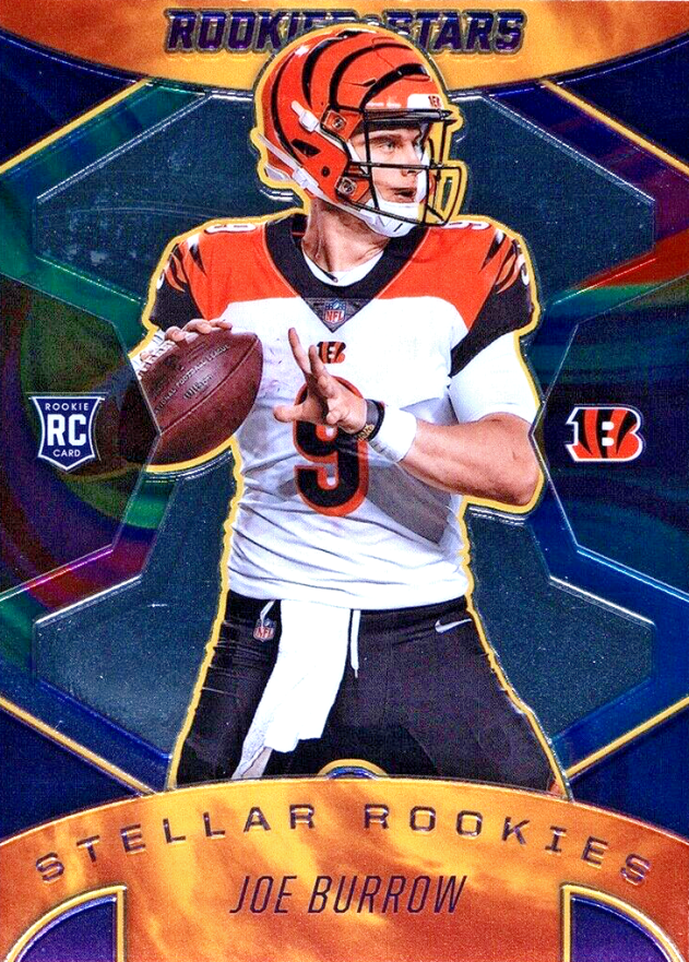 2020 Panini Rookies & Stars Stellar Rookies Joe Burrow #SR1 Football Card