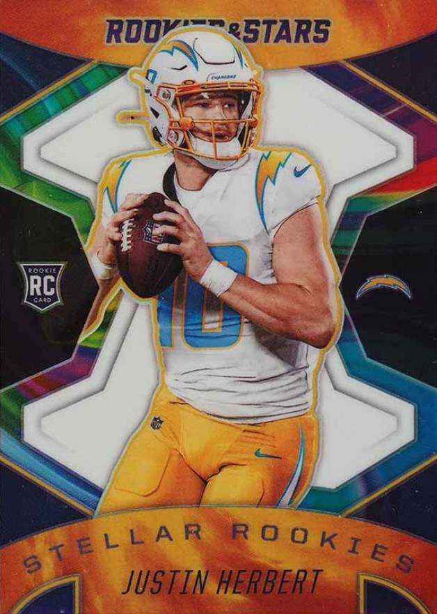 2020 Panini Rookies & Stars Stellar Rookies Justin Herbert #SR3 Football Card