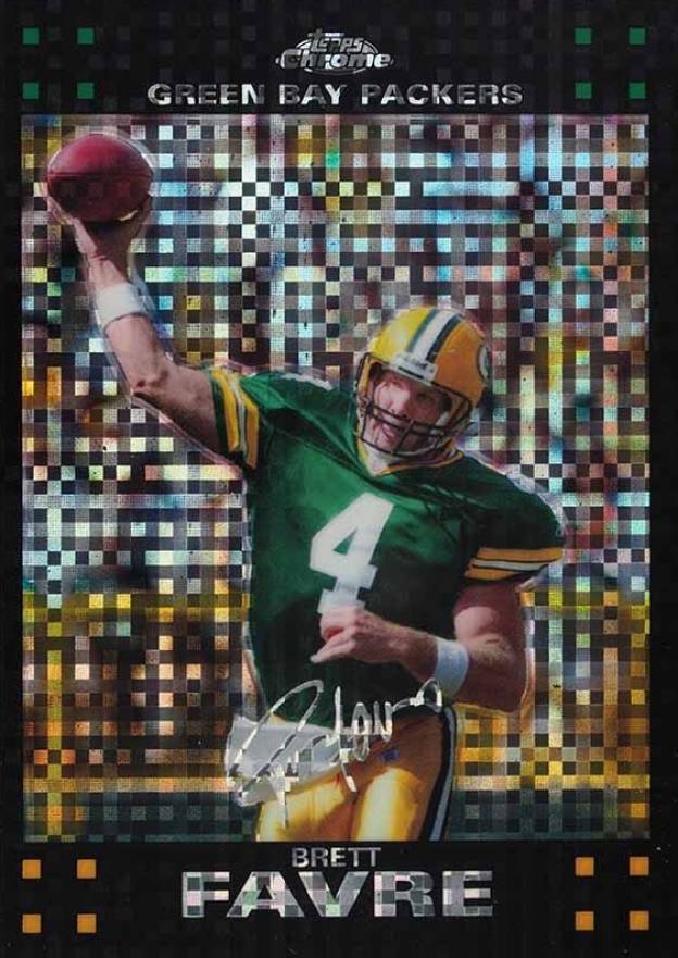 2007 Topps Chrome Brett Favre #TC114 Football Card