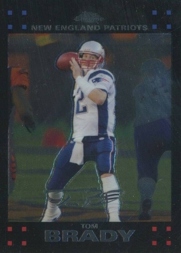 2007 Topps Chrome Tom Brady #TC6 Football Card