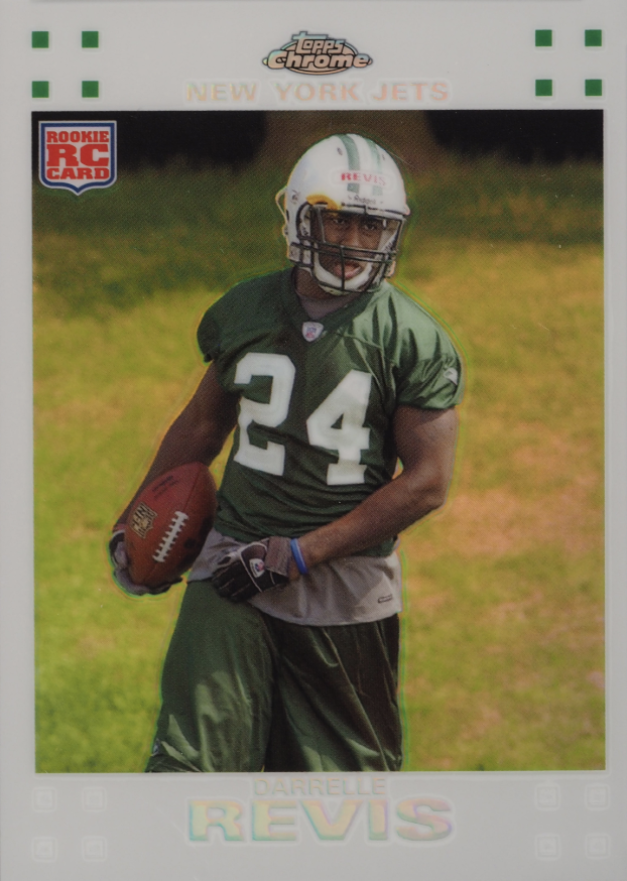 2007 Topps Chrome Darrelle Revis #TC249 Football Card