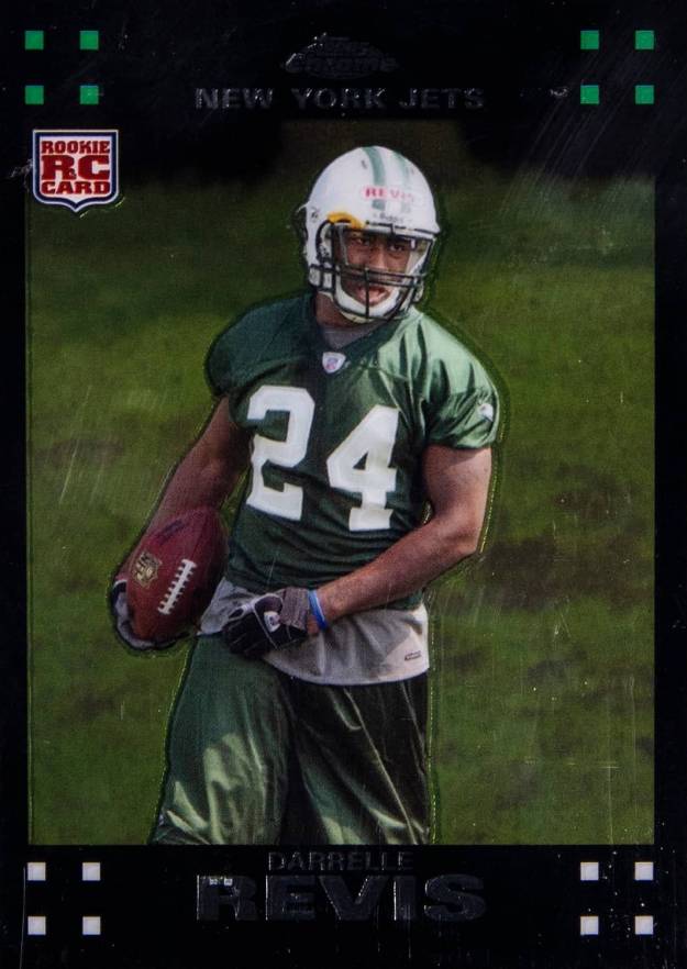 2007 Topps Chrome Darrelle Revis #TC249 Football Card