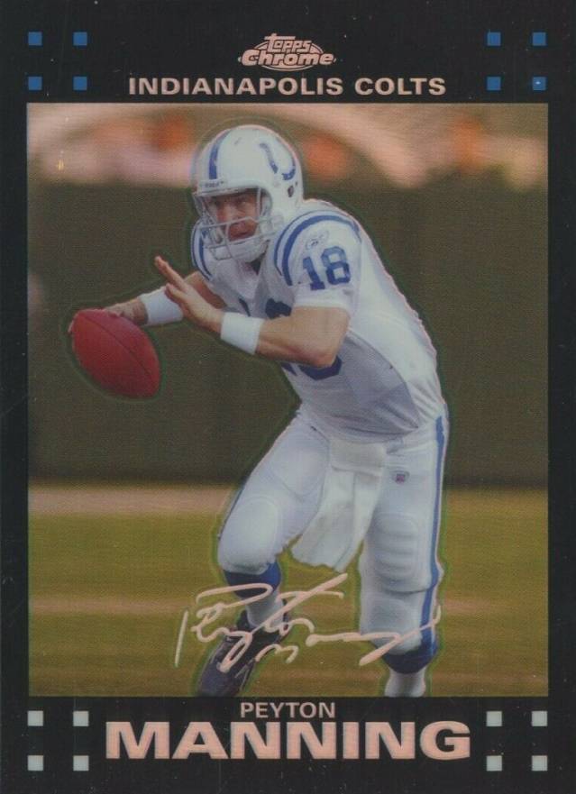 2007 Topps Chrome Peyton Manning #TC5 Football Card