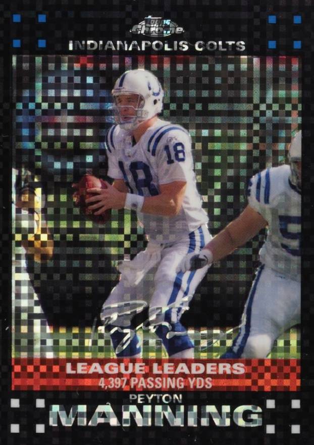 2007 Topps Chrome Peyton Manning #TC96 Football Card