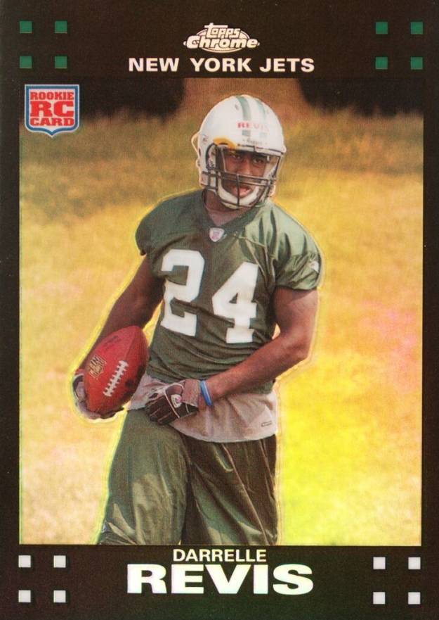 2007 Topps Chrome Darrelle Revis #TC249 Football Card