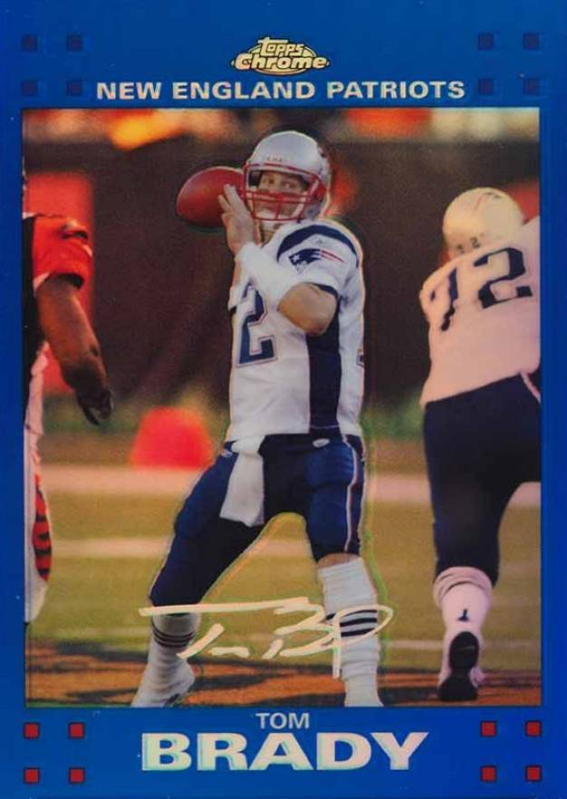 2007 Topps Chrome Tom Brady #TC6 Football Card