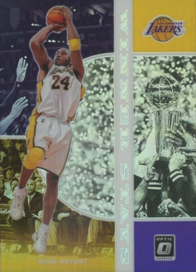 2019 Panini Donruss Optic Winner Stays Kobe Bryant #12 Basketball Card