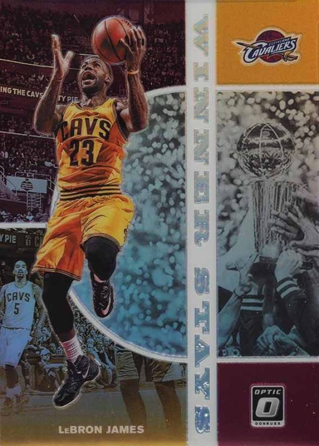 2019 Panini Donruss Optic Winner Stays LeBron James #10 Basketball Card