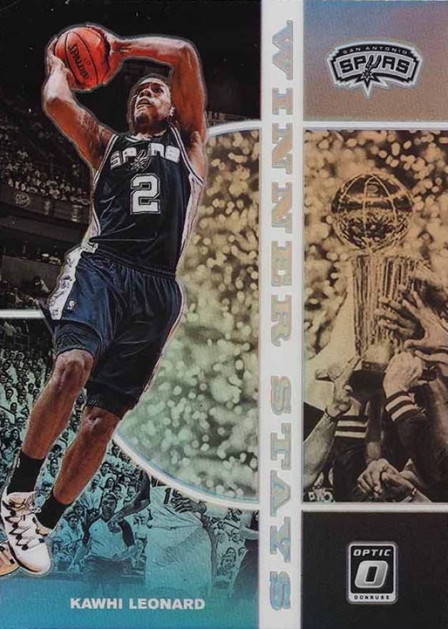 2019 Panini Donruss Optic Winner Stays Kawhi Leonard #6 Basketball Card