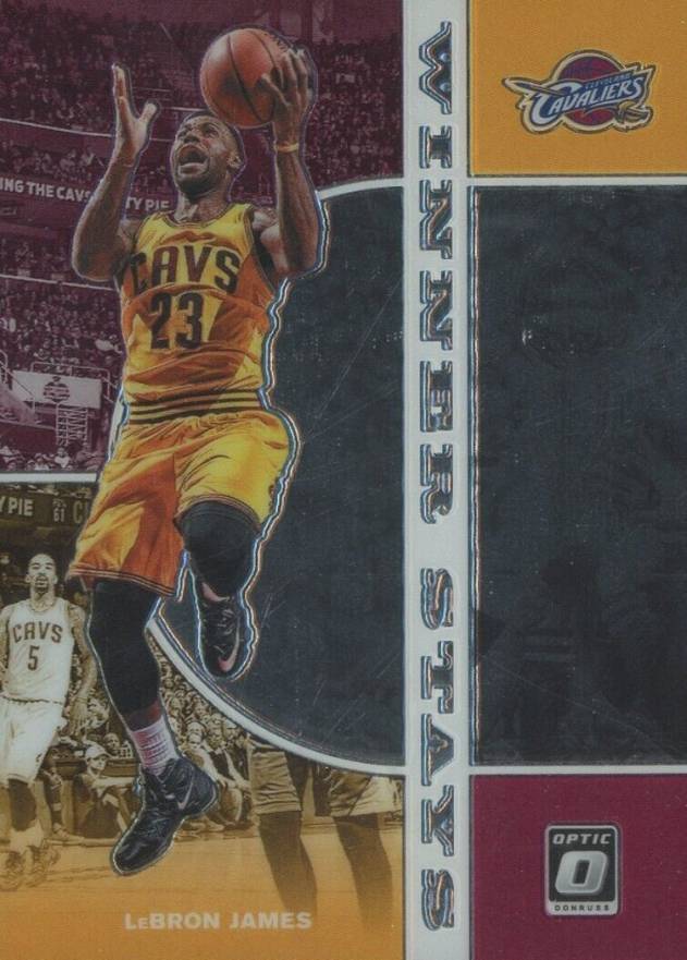 2019 Panini Donruss Optic Winner Stays LeBron James #10 Basketball Card