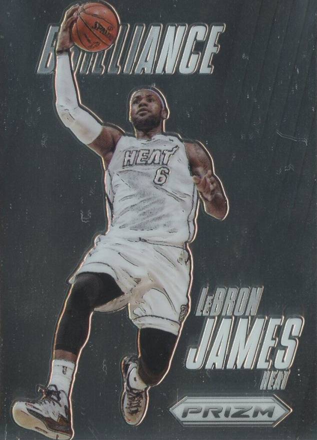 2013 Panini Prizm Brilliance LeBron James #7 Basketball Card