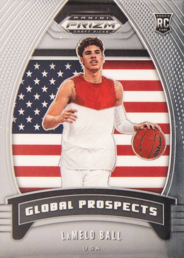 2020 Panini Prizm Draft Picks LaMelo Ball #98 Basketball Card