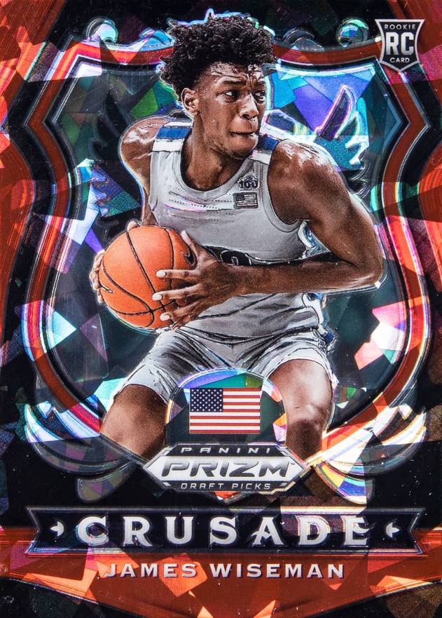 2020 Panini Prizm Draft Picks James Wiseman #82 Basketball Card