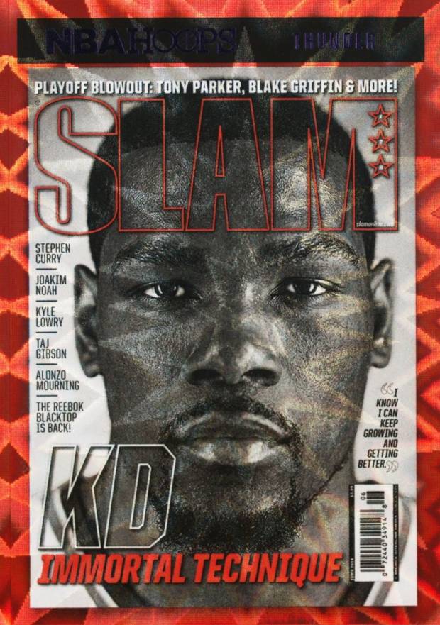 2020 Panini Hoops Slam Kevin Durant #13 Basketball Card