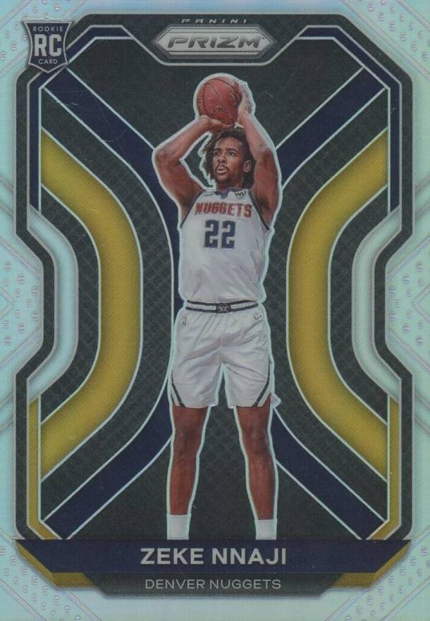 2020 Panini Prizm Zeke Nnaji #266 Basketball Card