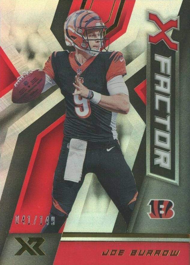 2020 Panini XR X-Factor Joe Burrow #11 Football Card