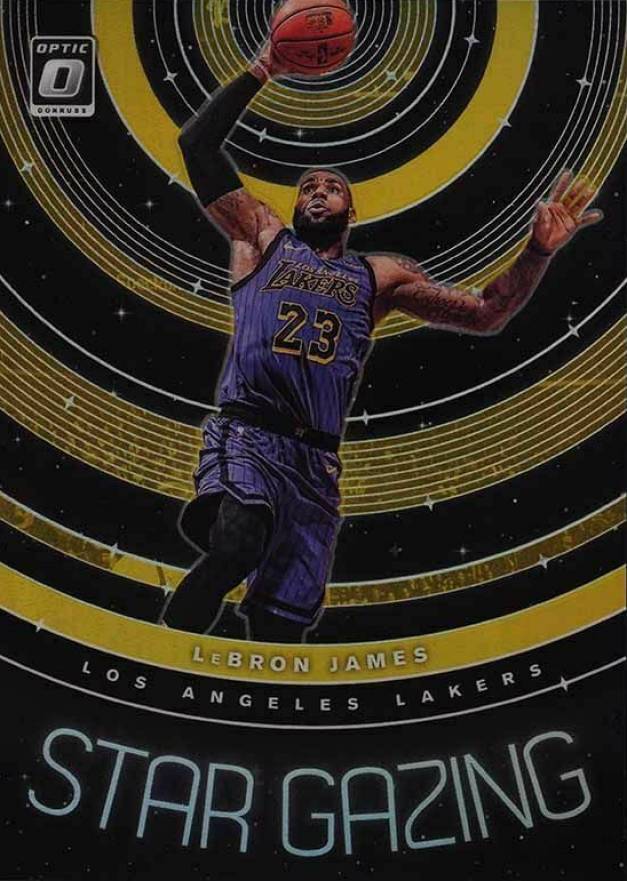 2019 Panini Donruss Optic Star Gazing LeBron James #9 Basketball Card