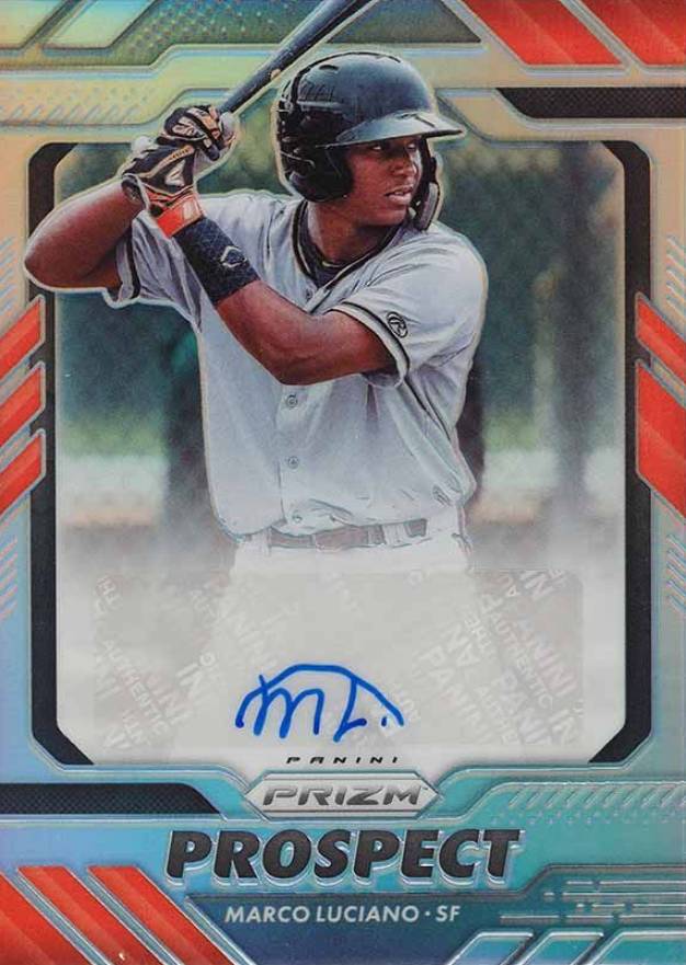 2020 Panini Prizm Prospect Signatures Marco Luciano #PSML Baseball Card