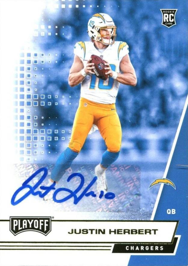 2020 Panini Playoff Justin Herbert #203 Football Card