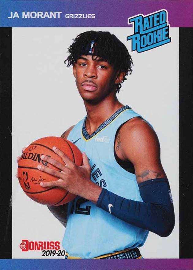 2019 Panini Instant Rated Rookies Retro Ja Morant #2 Basketball Card