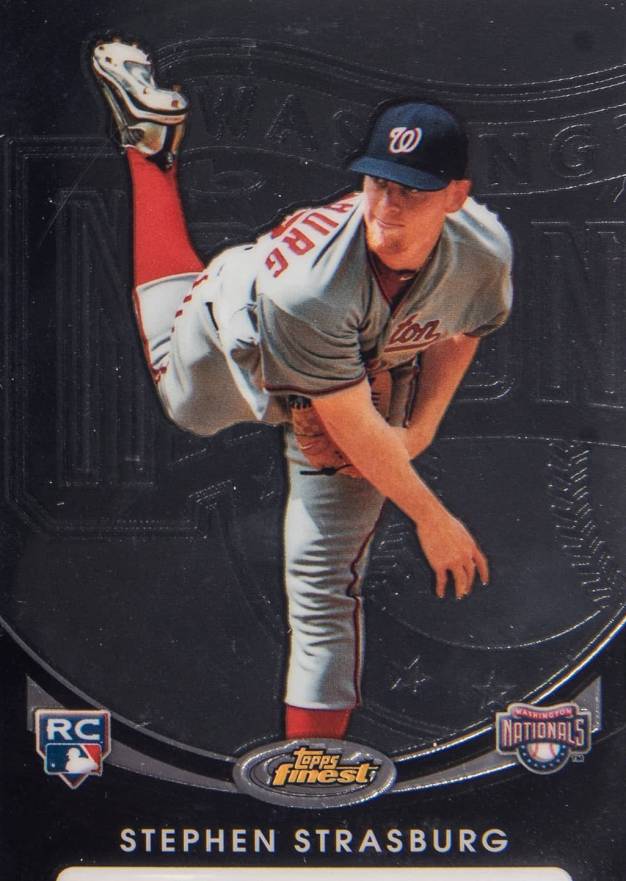 2010 Finest Rookie Redemption Stephen Strasburg #FFR-6 Baseball Card