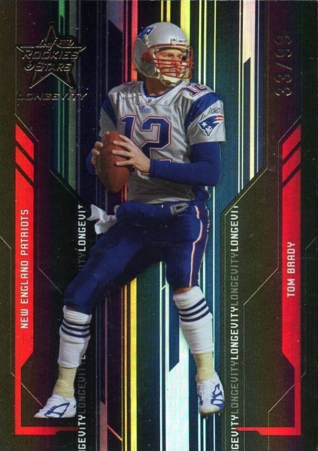 2005 Leaf R & S Longevity Tom Brady #57 Football Card