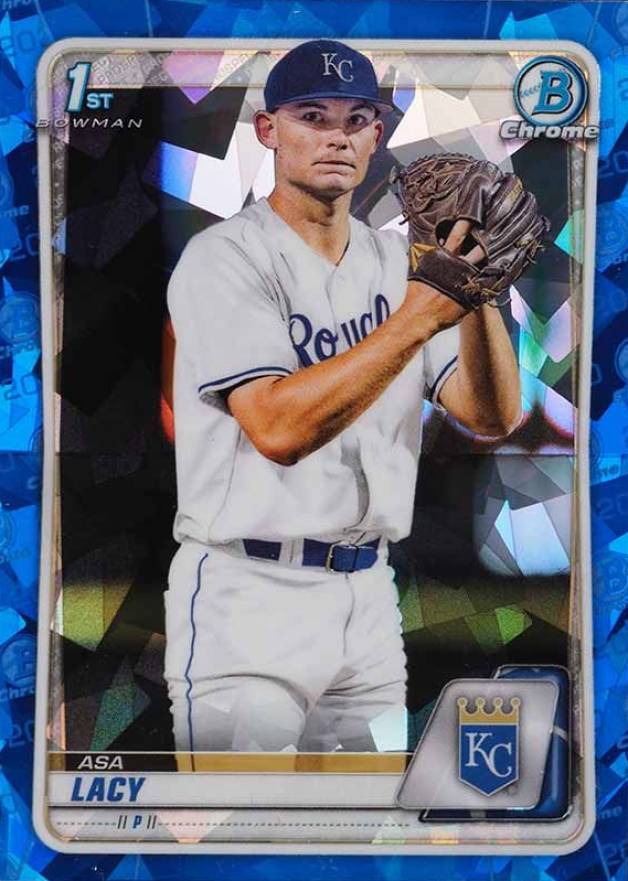 2020 Bowman Draft Chrome Sapphire Edition Asa Lacy #BD88 Baseball Card