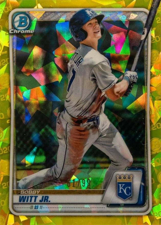 2020 Bowman Draft Chrome Sapphire Edition Bobby Witt Jr. #BD152 Baseball Card