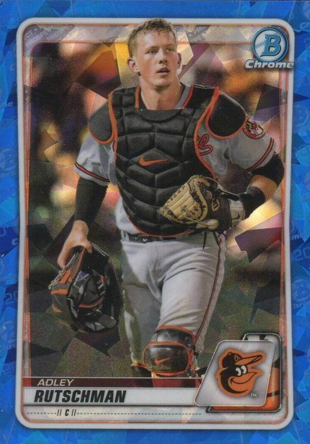 2020 Bowman Draft Chrome Sapphire Edition Adley Rutschman #BD154 Baseball Card