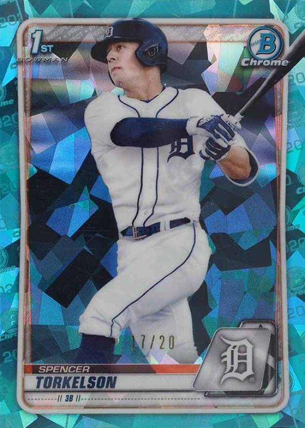 2020 Bowman Draft Chrome Sapphire Edition Spencer Torkelson #BD121 Baseball Card