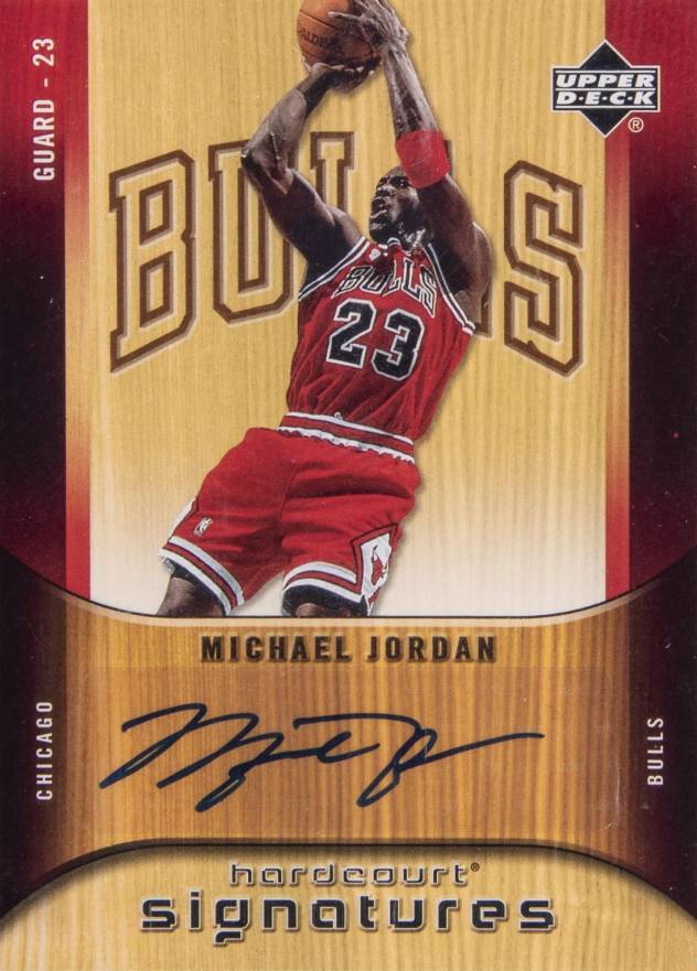 2005 Upper Deck Hardcourt Hardcourt Signatures Michael Jordan #HS-MJ Basketball Card