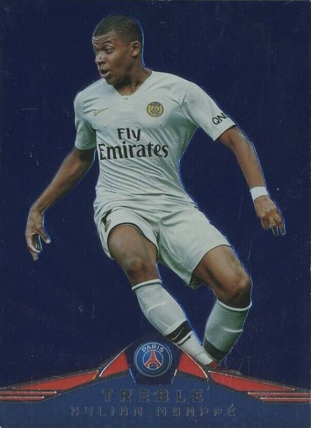 2018 Panini Treble Kylian Mbappe #1 Soccer Card