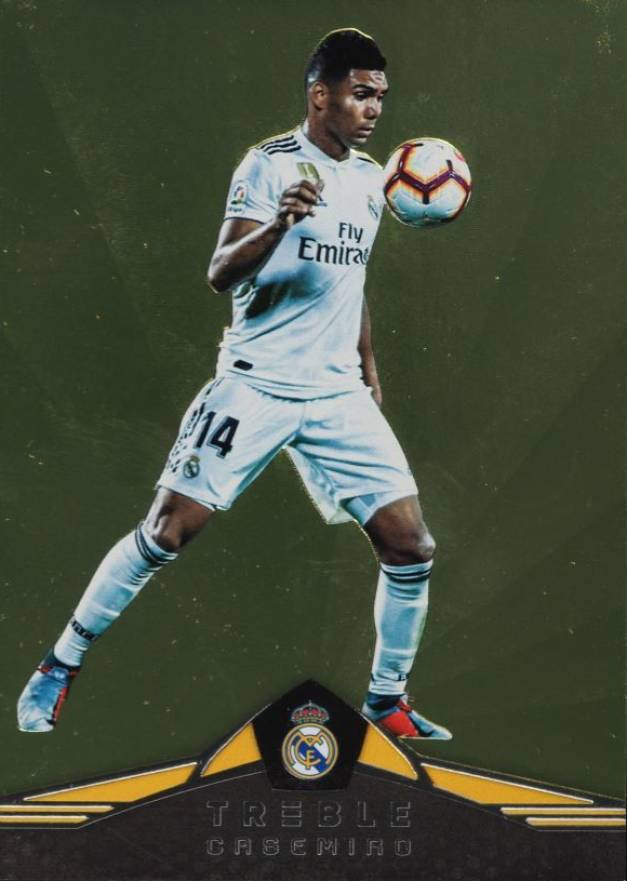 2018 Panini Treble Casemiro #87 Soccer Card