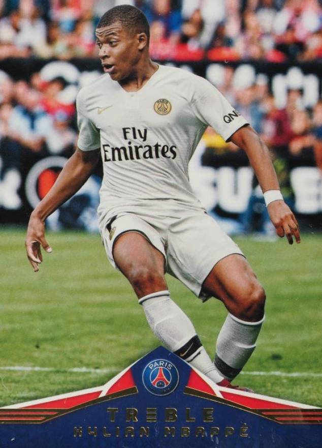 2018 Panini Treble Kylian Mbappe #1 Soccer Card