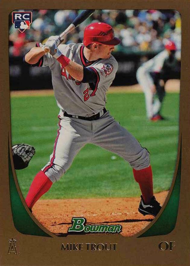 2011 Bowman Draft Mike Trout #101 Baseball Card